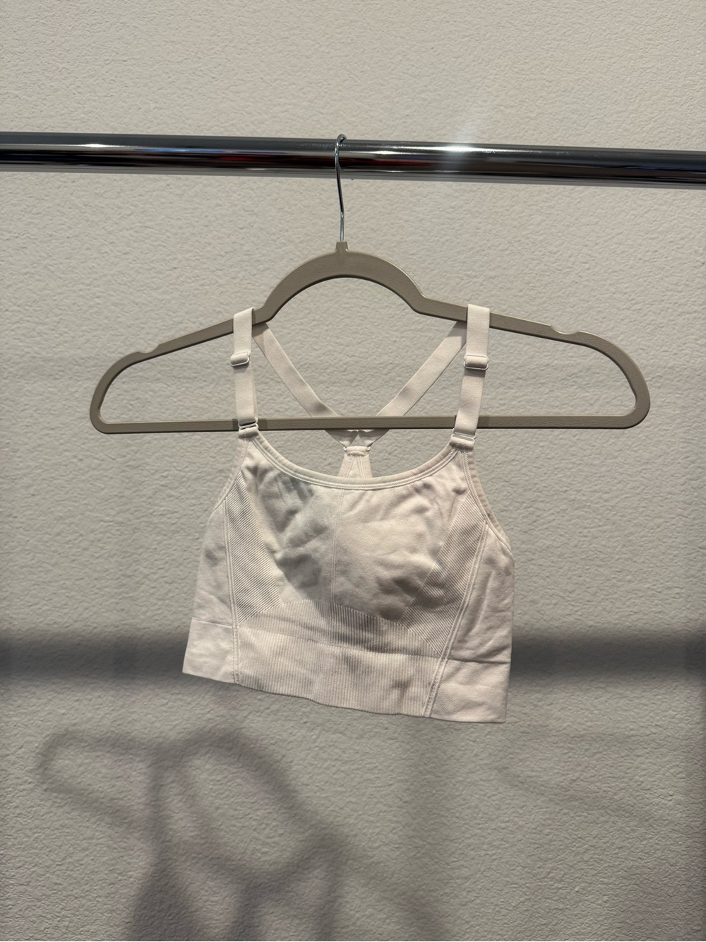 all in motion Cream Seamless Crop Bralette